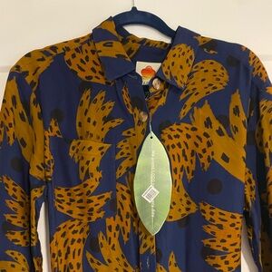 NWT Farm Rio Banana Jumpsuit